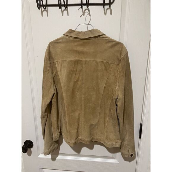 For Joseph Vintage light tans Suede Jacket size XL - Picture 6 of 8